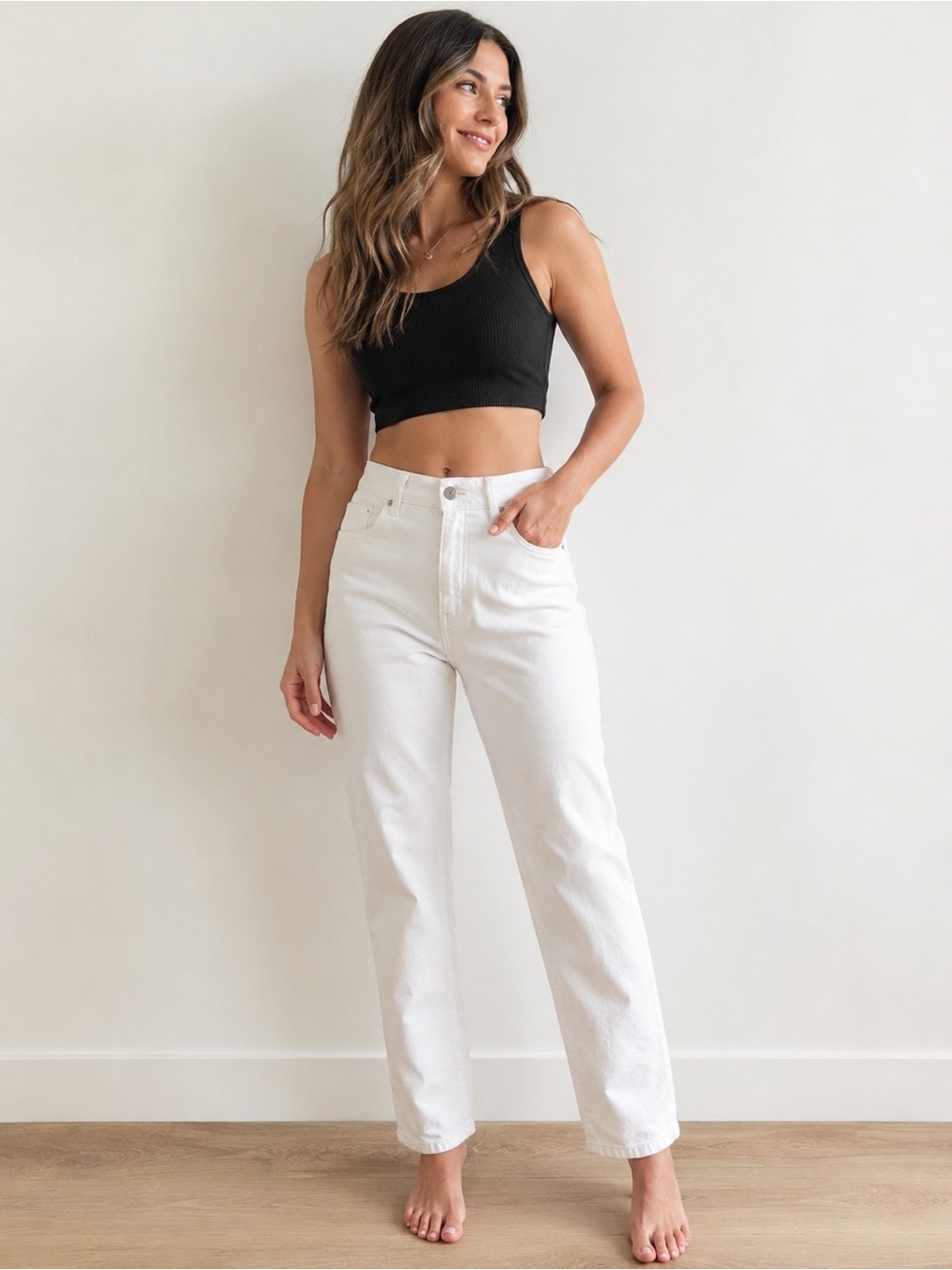 American Eagle Outfitters Stretch White Jeans